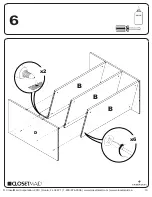 Preview for 10 page of ClosetMaid 5063 Assembly Instructions Manual