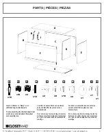 Preview for 5 page of ClosetMaid Chalkboard Toy Chest Manual