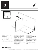 Preview for 8 page of ClosetMaid Chalkboard Toy Chest Manual