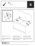 Preview for 13 page of ClosetMaid Chalkboard Toy Chest Manual