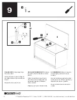 Preview for 14 page of ClosetMaid Chalkboard Toy Chest Manual