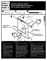 Preview for 8 page of ClosetMaid EMERSON 3306240 Installation Instructions Manual