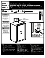 Preview for 24 page of ClosetMaid EMERSON 3306240 Installation Instructions Manual