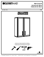 Preview for 1 page of ClosetMaid EMERSON pro CARAGE Quick Start Manual