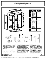 Предварительный просмотр 3 страницы ClosetMaid EMERSON pro CARAGE Quick Start Manual