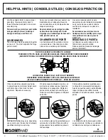 Предварительный просмотр 4 страницы ClosetMaid EMERSON pro CARAGE Quick Start Manual