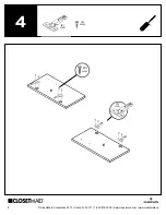 Preview for 8 page of ClosetMaid EMERSON pro CARAGE Quick Start Manual