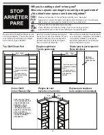 Preview for 13 page of ClosetMaid Impressions Narrow Kit Instruction Manuals