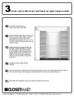 Предварительный просмотр 5 страницы ClosetMaid Laminate Installation Tips Manual