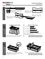 Предварительный просмотр 44 страницы ClosetMaid MasterSuite Installer'S Assembly, Installation & Reference Manual