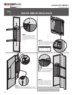 Предварительный просмотр 46 страницы ClosetMaid MasterSuite Installer'S Assembly, Installation & Reference Manual