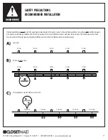 Preview for 7 page of ClosetMaid Maxload 34380 Installation Instructions Manual