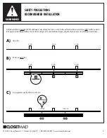 Preview for 5 page of ClosetMaid MAXLOAD 35354 Installation Instructions Manual