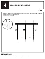 Preview for 9 page of ClosetMaid MAXLOAD 35354 Installation Instructions Manual