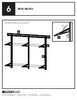 Preview for 11 page of ClosetMaid MAXLOAD 35354 Installation Instructions Manual