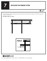 Preview for 12 page of ClosetMaid MAXLOAD 35354 Installation Instructions Manual