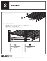 Preview for 13 page of ClosetMaid MAXLOAD 35354 Installation Instructions Manual