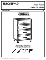 Предварительный просмотр 1 страницы ClosetMaid Pro Garage 12408 Manual