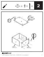 Предварительный просмотр 5 страницы ClosetMaid Pro Garage 12408 Manual