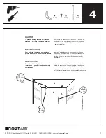 Предварительный просмотр 7 страницы ClosetMaid Pro Garage 12408 Manual