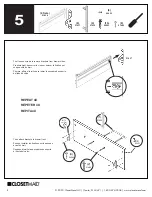 Предварительный просмотр 8 страницы ClosetMaid Pro Garage 12408 Manual