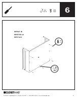 Предварительный просмотр 9 страницы ClosetMaid Pro Garage 12408 Manual