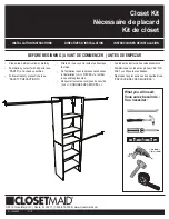 Preview for 2 page of ClosetMaid Selectives Instruction Manuals