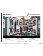 ClosetMaid SpaceCreations Installation Instructions Manual preview