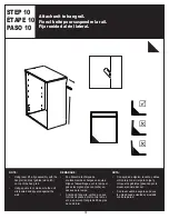 Preview for 16 page of ClosetMaid Style+ Instruction Manuals