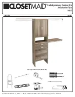 ClosetMaid SuiteSymphony Combo Kit E Installation Tips preview