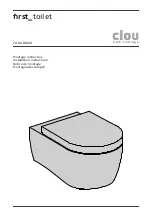 Clou First toilet CL/04.01020 Installation Instructions Manual preview