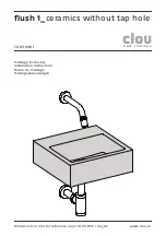 Clou flush 1 CL/03.03011 Installation Instructions Manual предпросмотр