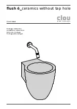 Clou flush 6 CL/03.03061 Installation Instructions Manual preview