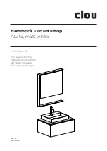 Clou Hammock Aluite Installation Instructions Manual предпросмотр