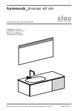 Preview for 1 page of Clou hammock CL/07.66.204.50 Installation Instructions Manual