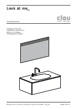 Предварительный просмотр 1 страницы Clou Look at me CL/08.06 01 Series Installation Instructions Manual