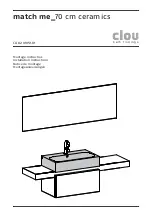 Предварительный просмотр 1 страницы Clou Match me CL/02.01051.01 Installation Instructions Manual