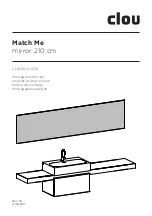 Clou Match Me CL/08.02.007.01 Installation Instructions Manual preview