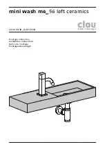 Clou mini wash me CL/03.03138 Installation Instructions Manual preview