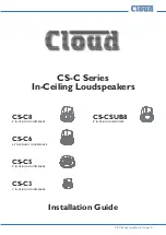 Preview for 1 page of Cloud CS-C Series Installation Manual