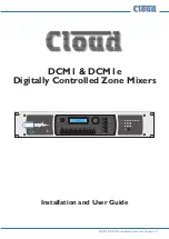 Cloud DCM-1 Installation And User Manual preview