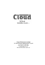 Cloud VCA-4 Installation Manual preview