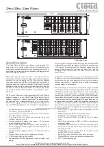 Предварительный просмотр 1 страницы Cloud Z4MK4 General Description Manual