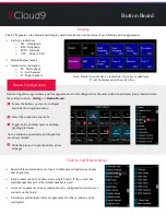 Preview for 1 page of Cloud9 Button Board Reference Manual