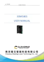 Preview for 1 page of Cloudray 3DM580S User Manual