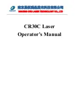 Preview for 1 page of Cloudray CR30C Operator'S Manual