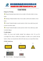 Preview for 3 page of Cloudray CR30C Operator'S Manual