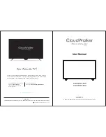 CloudWalker CLOUD TV 55SU User Manual preview