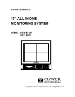 Предварительный просмотр 1 страницы Clover C1704DVR Instruction Manual