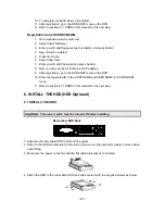 Предварительный просмотр 42 страницы Clover CDR-4570 Instruction Manual